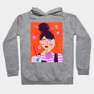 Arty Lady Hoodie